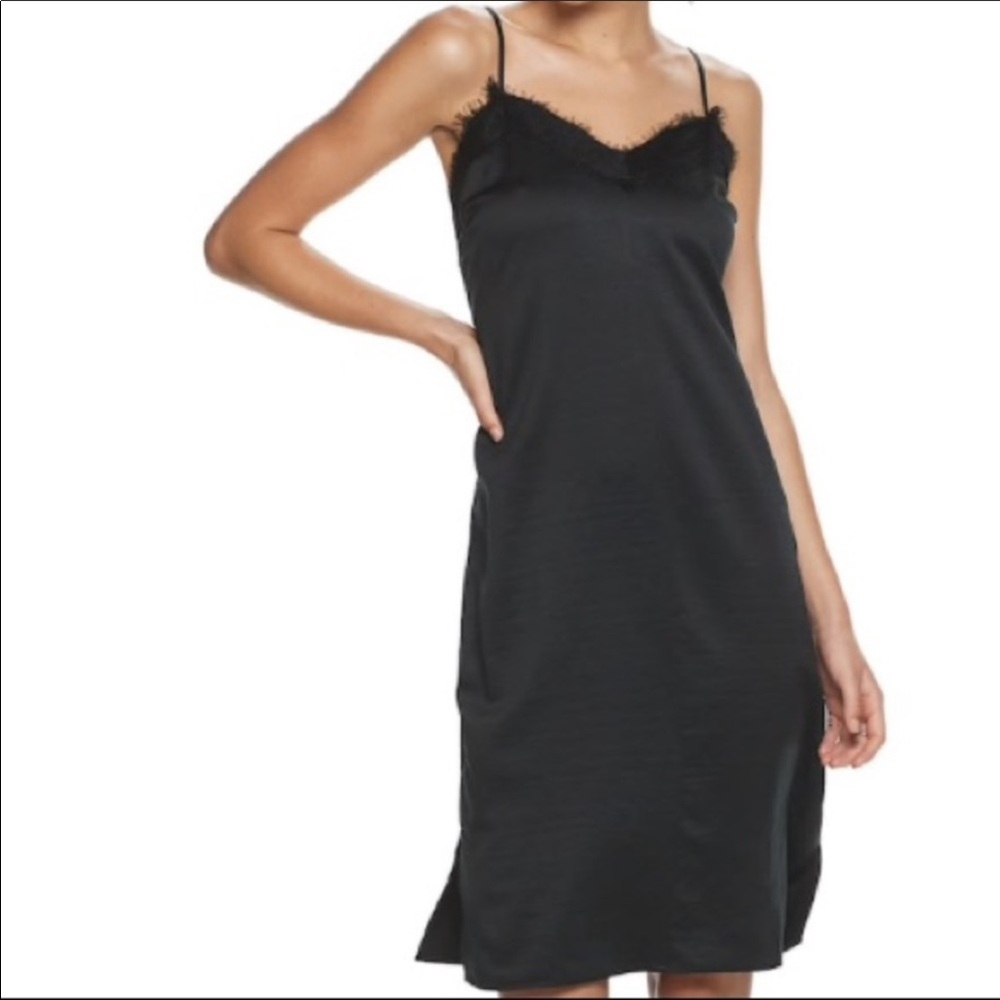 Candies Black Slip Dress